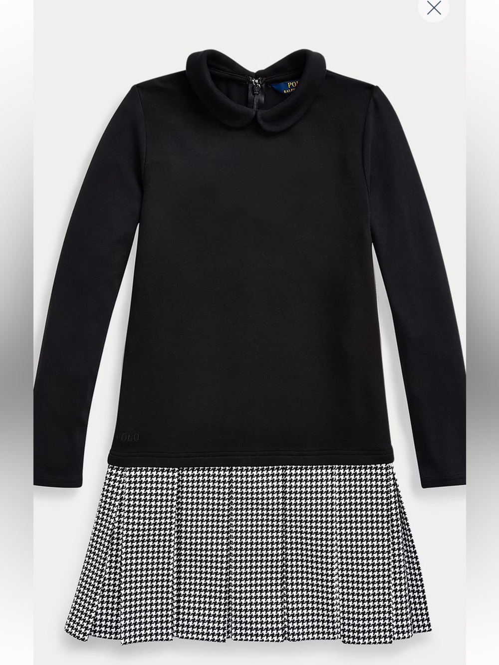 Ralph Lauren Houndstooth Interlock Dress